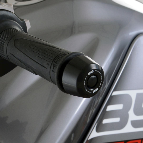 R&G Bar End Sliders for Triumph Tiger 850 Sport '21- (no handguards)